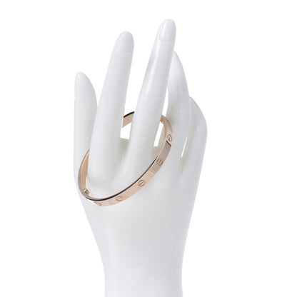 Cartier 18K Pink Gold LOVE Bracelet 19 2 of 7