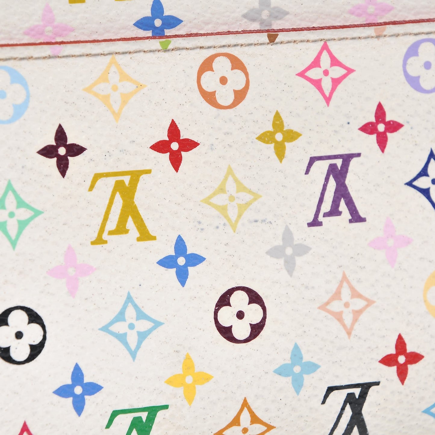 Monogram Multicolor Sarah Wallet NM White Litchi