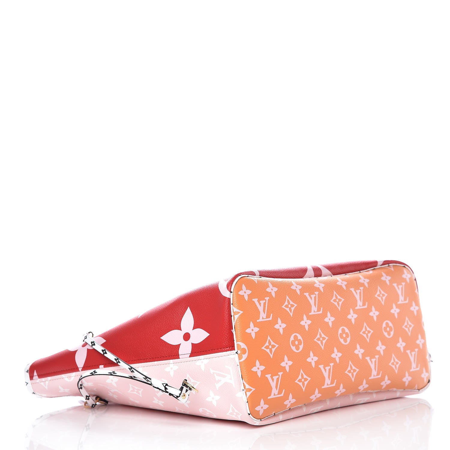 Louis Vuitton Monogram Giant Neverfull MM Rouge 4 of 10