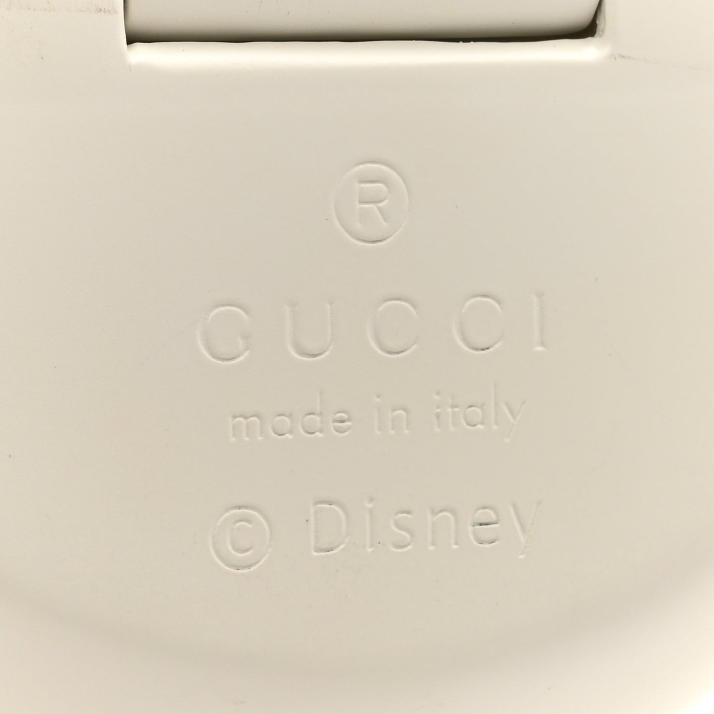 X DISNEY Plastic Mickey Mouse Top Handle Bag White