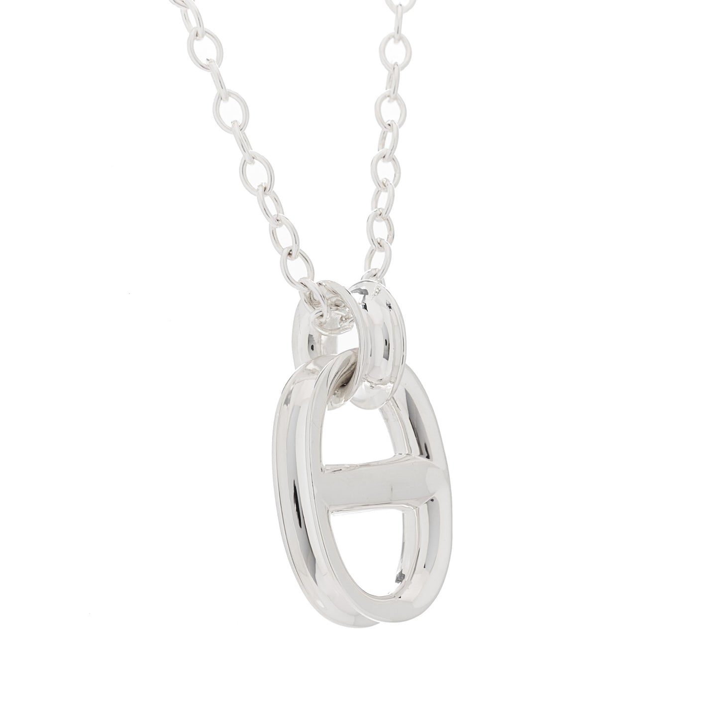 Sterling Silver TGM Reponse Pendant Necklace