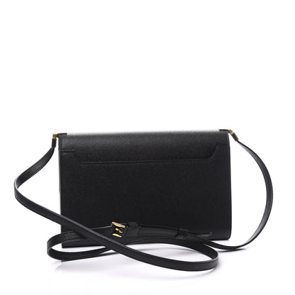 Saint Laurent Grain De Poudre Mini Uptown Crossbody Bag Black 2 of 10