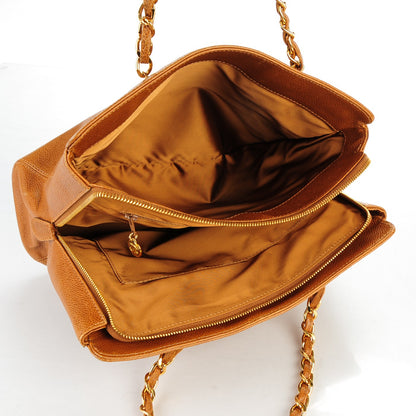 Chanel Caviar Shoulder Bag Light Brown 5 of 7