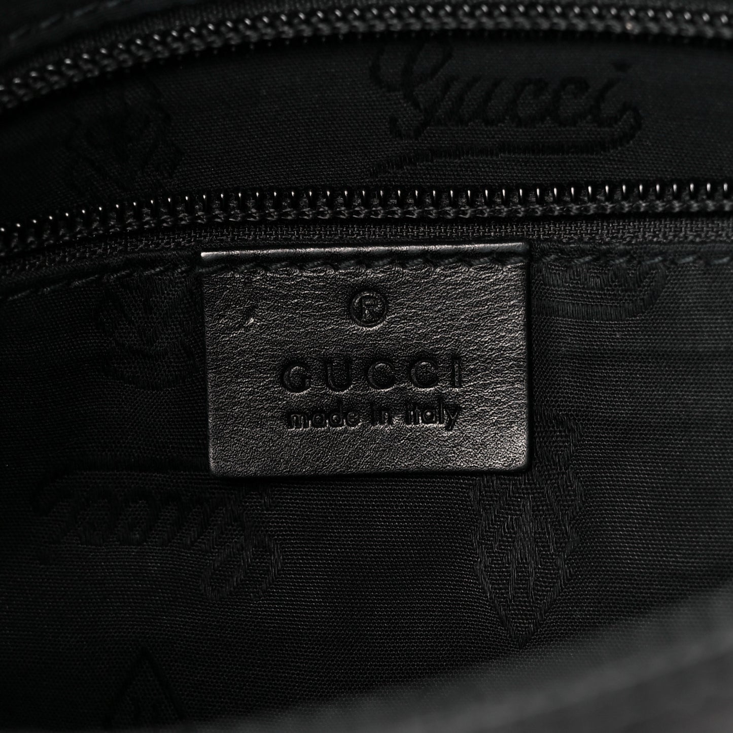 Nylon Monogram Medium Flat Messenger Bag Black
