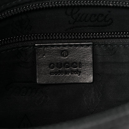 Gucci Nylon Monogram Medium Flat Messenger Bag Black 7 of 13