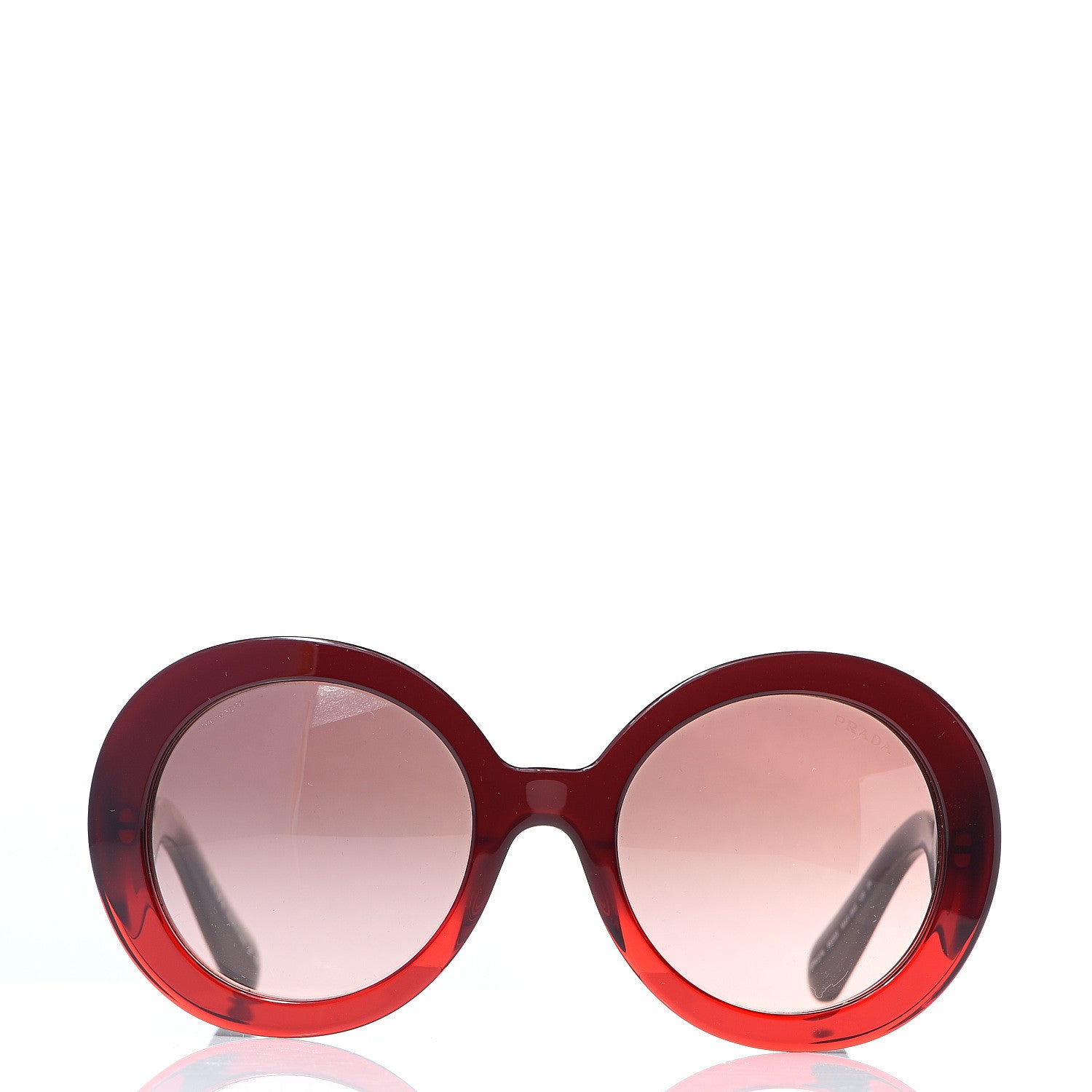 Prada Baroque Sunglasses SPR27N Red 2 of 8