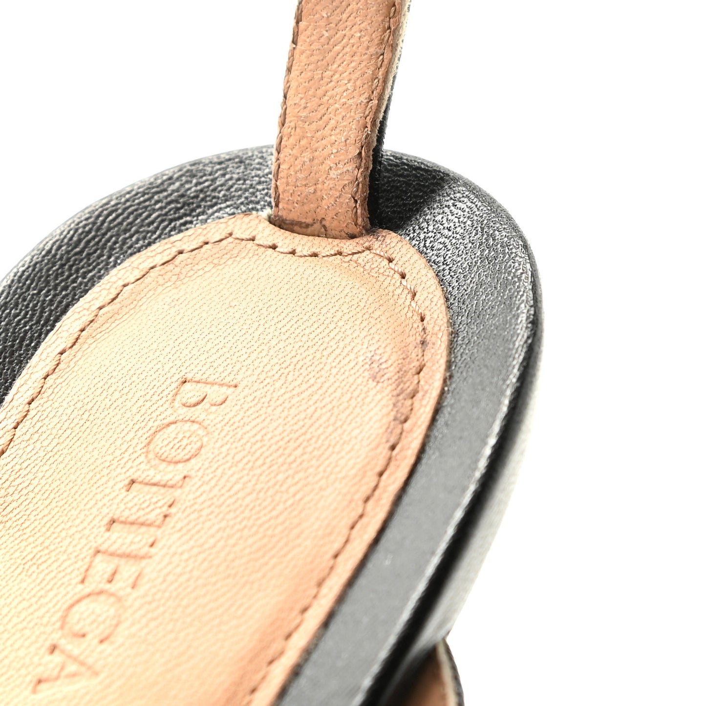 Lambskin Stretch Multi Strap 90mm Sandals 36.5 Black