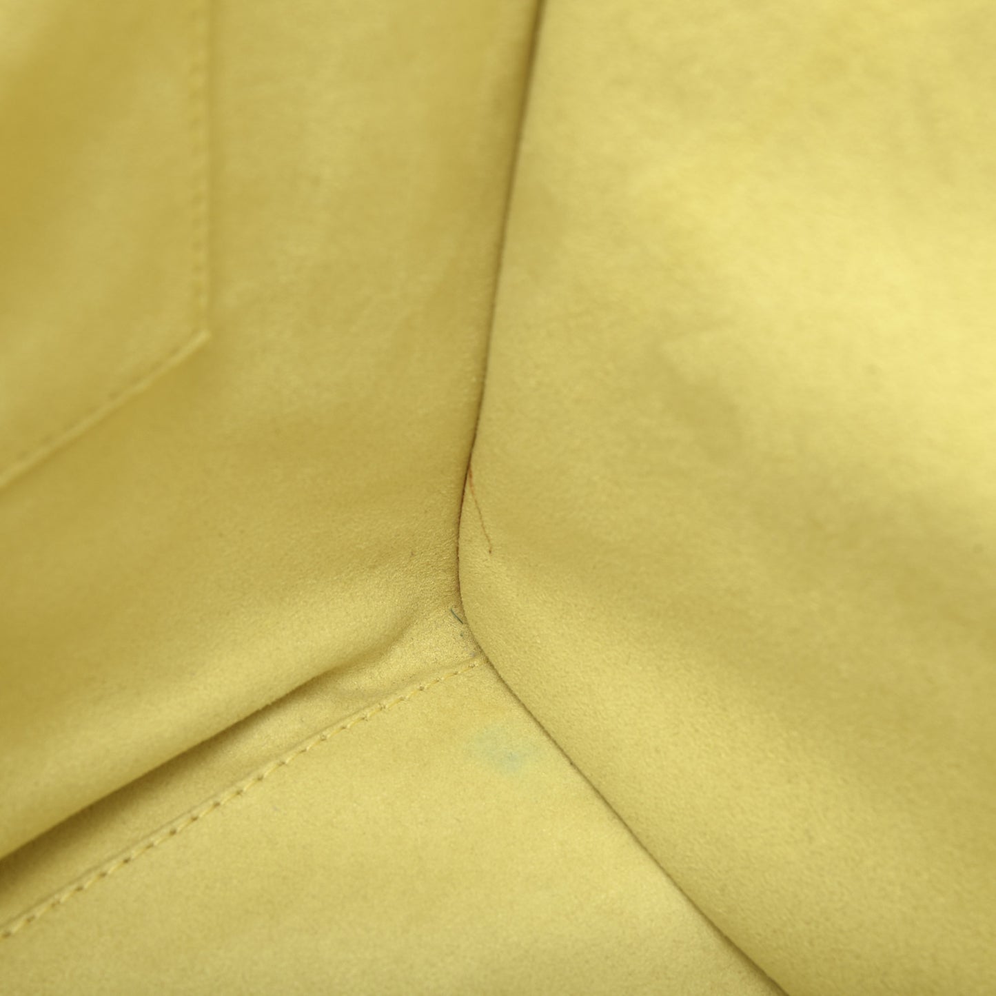 Drummed Calfskin Mini Luggage Citron