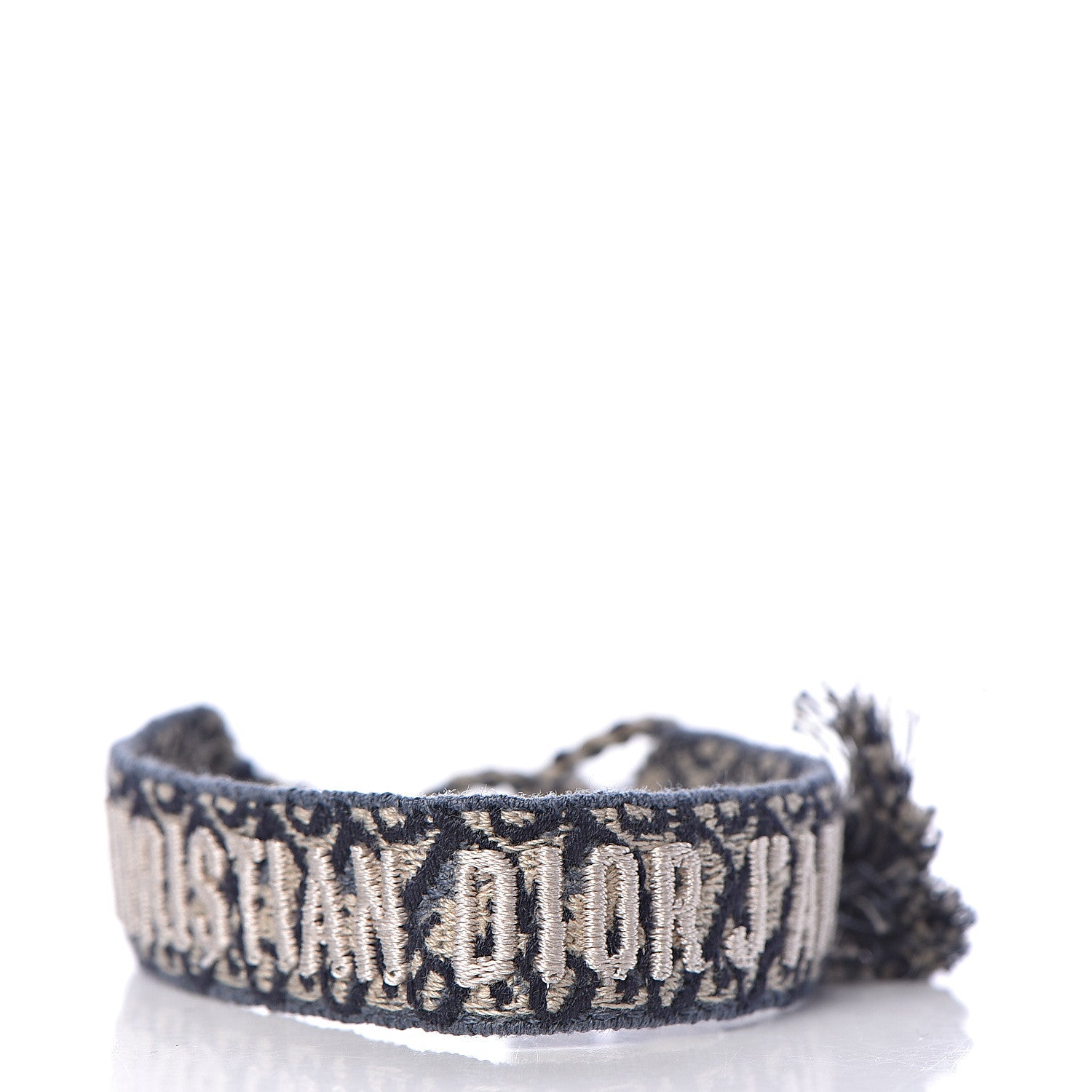 Christian Dior Woven Cotton J'Adior Friendship Bracelet Set Navy 4 of 5