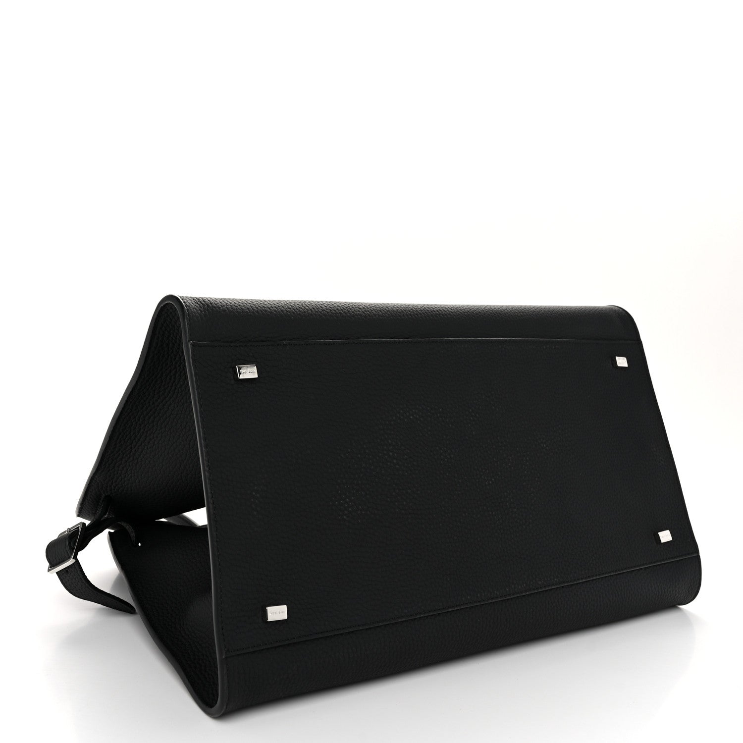The Row Matte Grained Calfskin Soft Margaux 15 Black 4 of 9