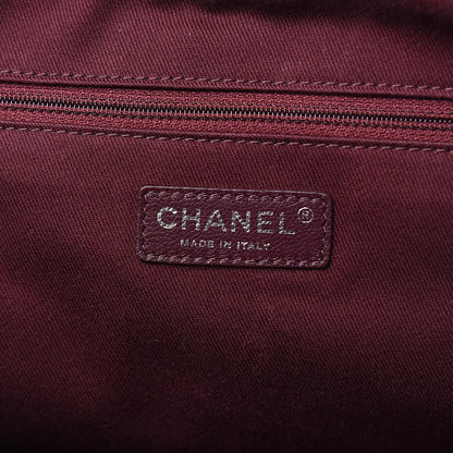 Chanel Aged Calfskin Tweed Jumbo New Portobello Flap Black 6 of 9