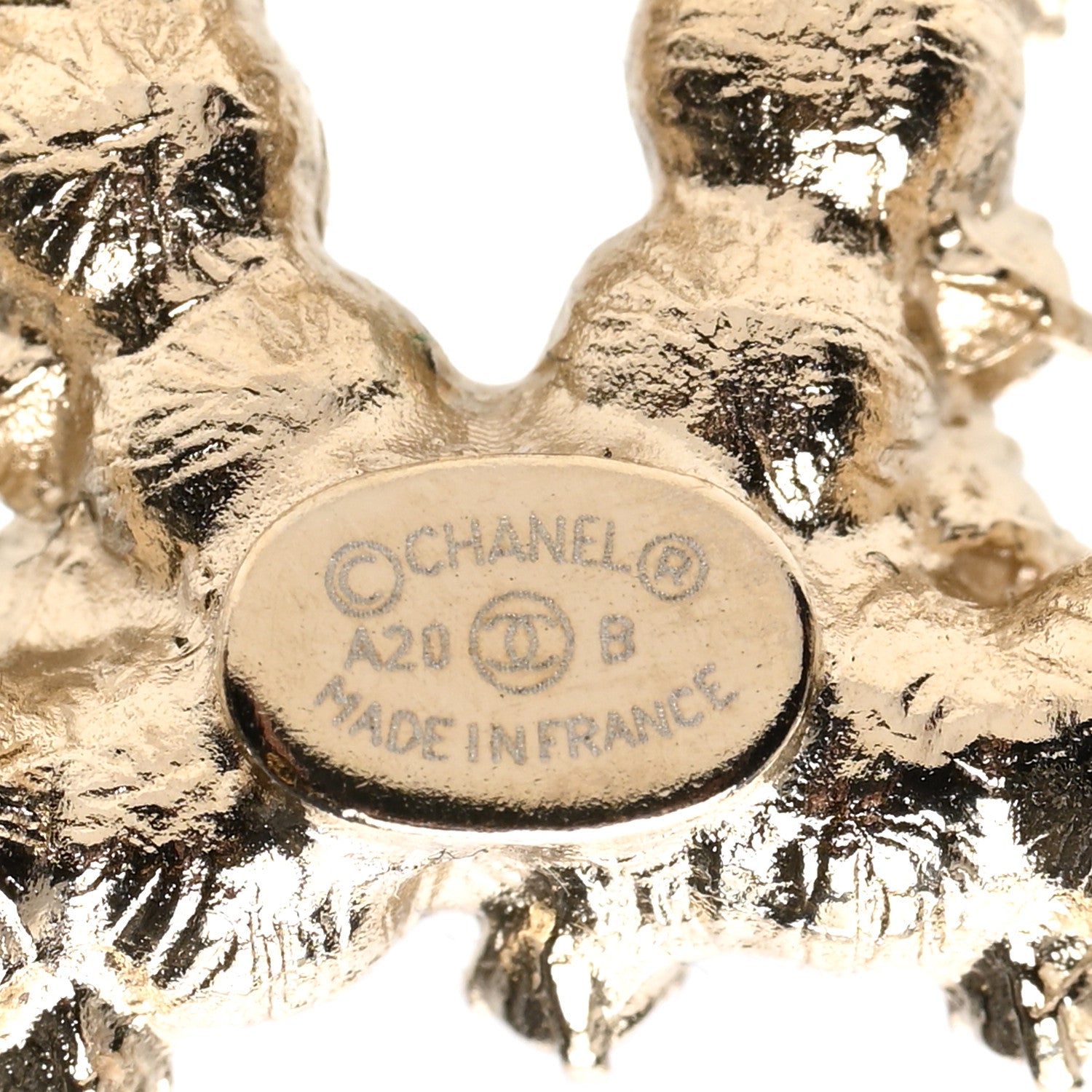 Chanel Pearl Crystal CC Earrings Gold 3 of 5