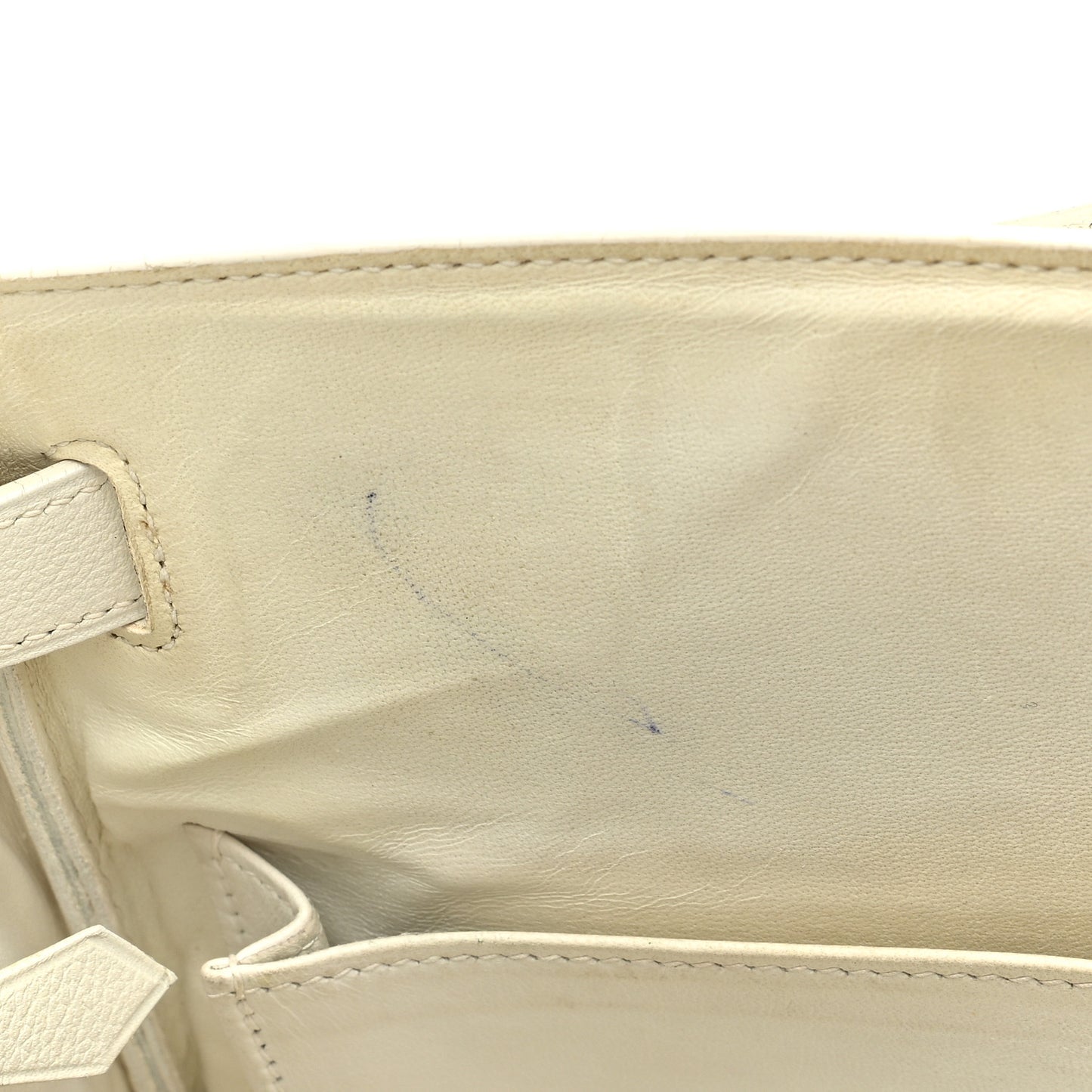 Evercolor Kelly Retourne 32 White