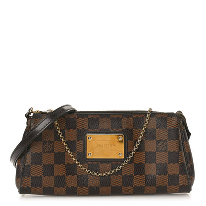 Louis Vuitton Damier Ebene Eva Clutch 1 of 8