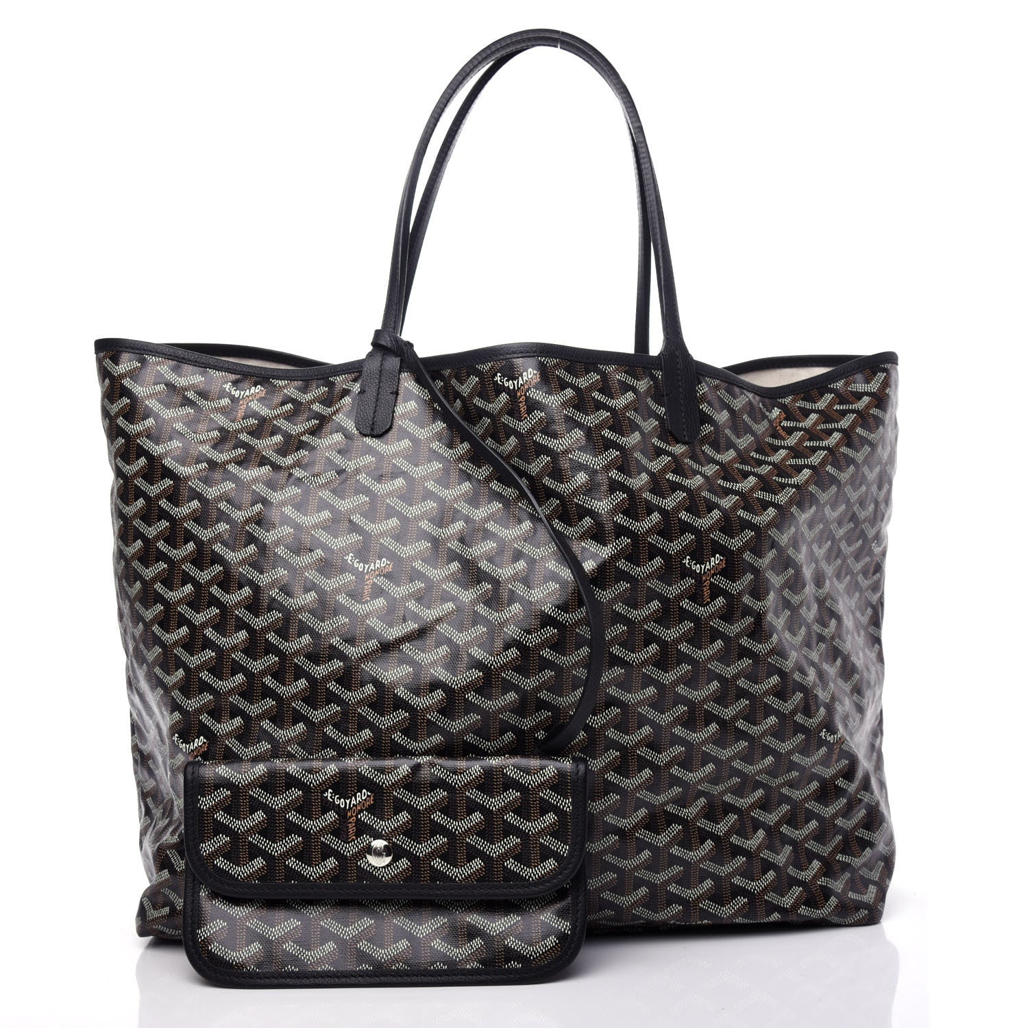 Goyard Goyardine Saint Louis GM Black 3 of 9