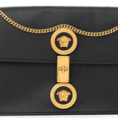 Versace Nappa Medusa Chain Clutch Black 8 of 10