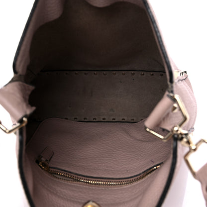 Valentino Garavani Pebbled Calfskin Small Rockstud Flip-Lock Messenger Bag Water Rose 5 of 13