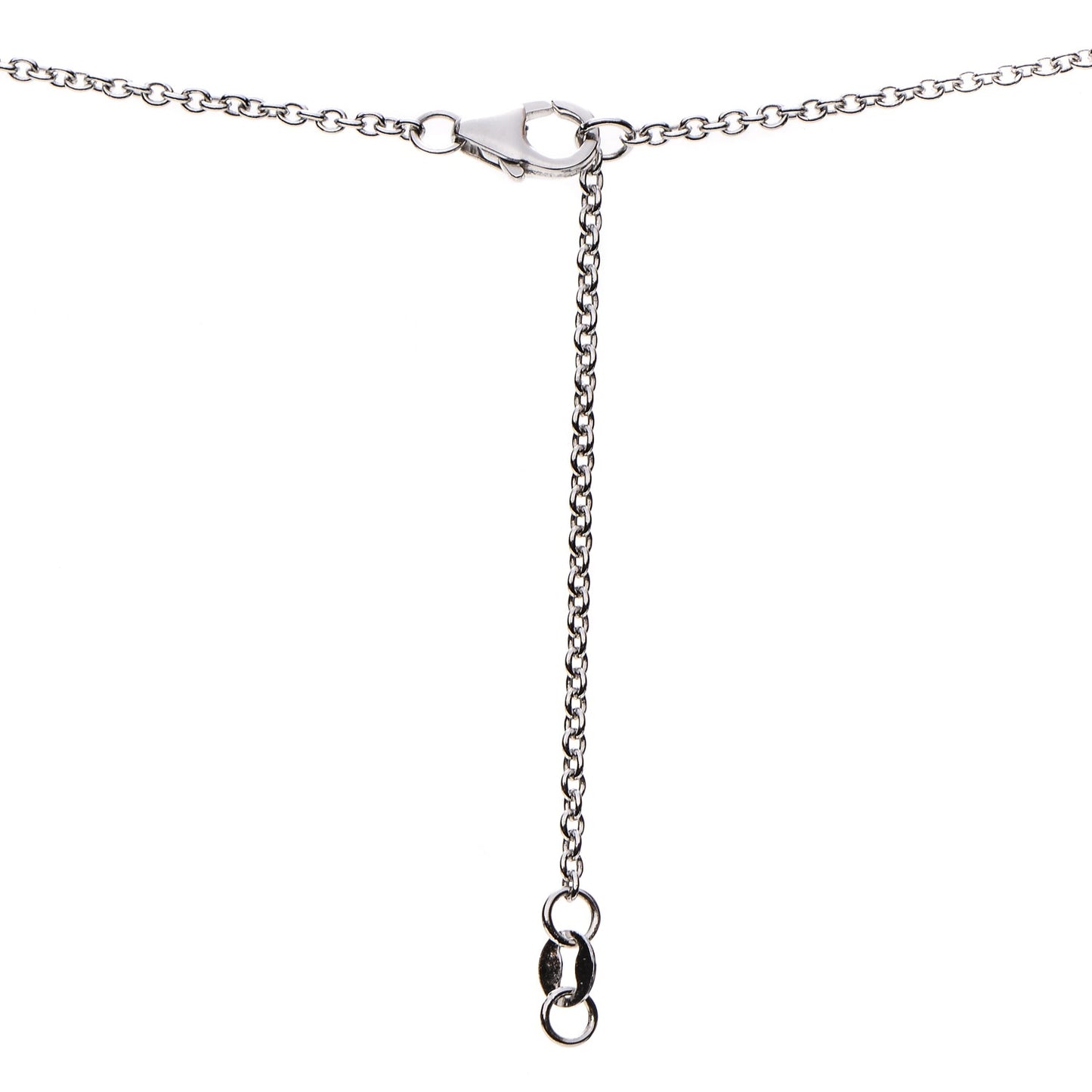 18K White Gold Diamond Black South Sea Pearl 10mm Morning Dew Pendant Necklace