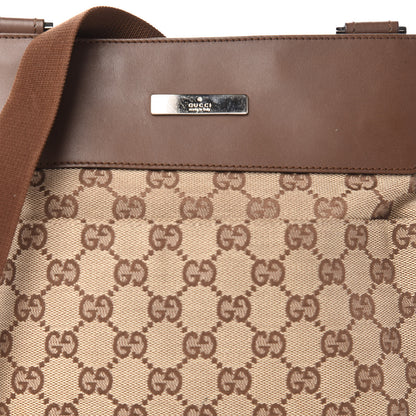 Gucci Monogram Messenger Crossbody Bag Brown 10 of 10