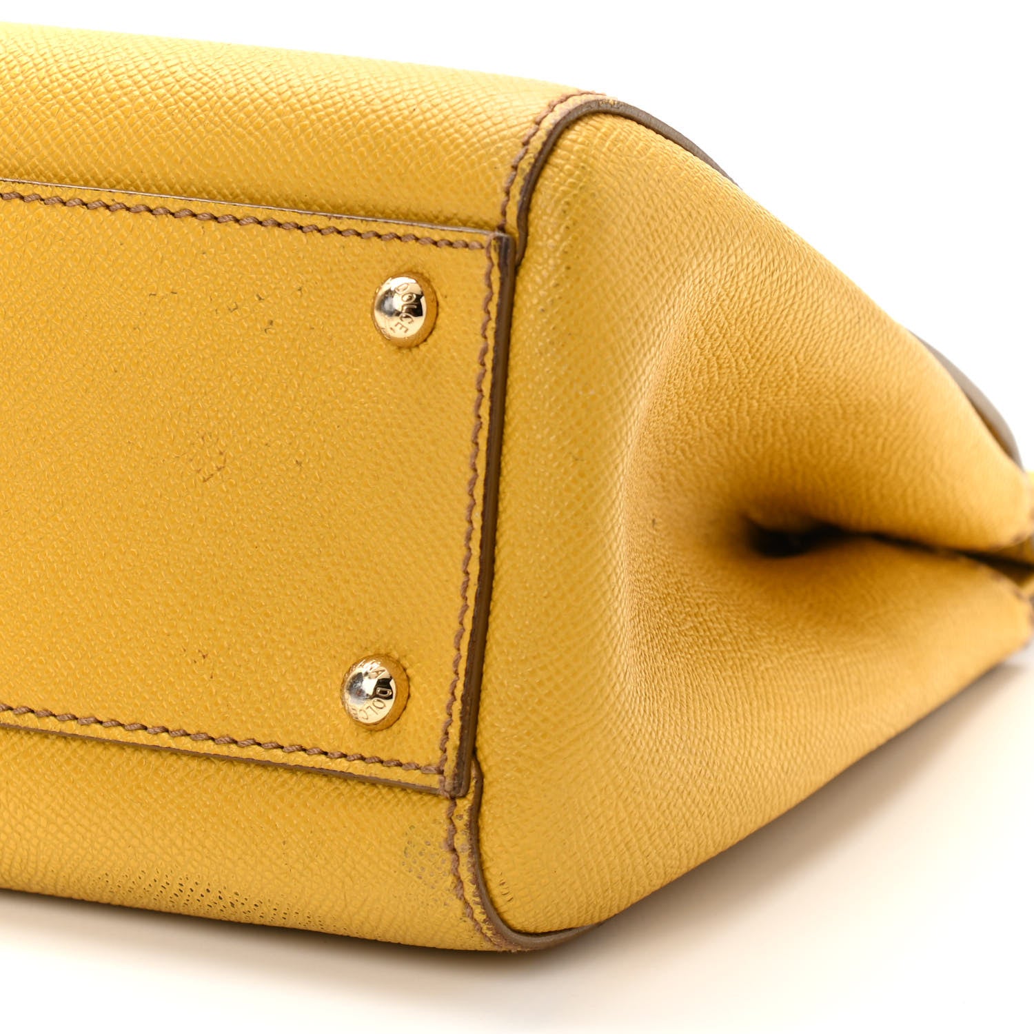 Dolce & Gabbana Dauphine Medium Miss Sicily Satchel Yellow 9 of 13