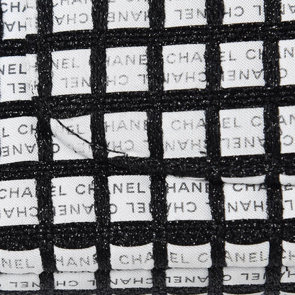 Chanel Ribbon Tweed Small Single Flap Black White 10 of 17