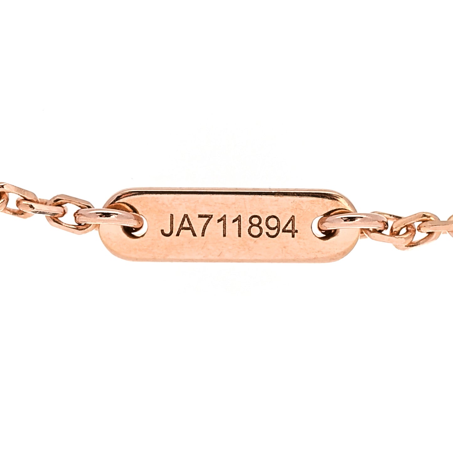 18K Rose Gold Carnelian Sweet Alhambra Bracelet