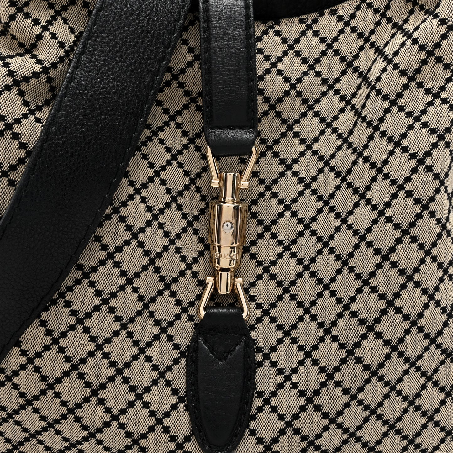 Diamante Medium New Jackie Shoulder Bag Black