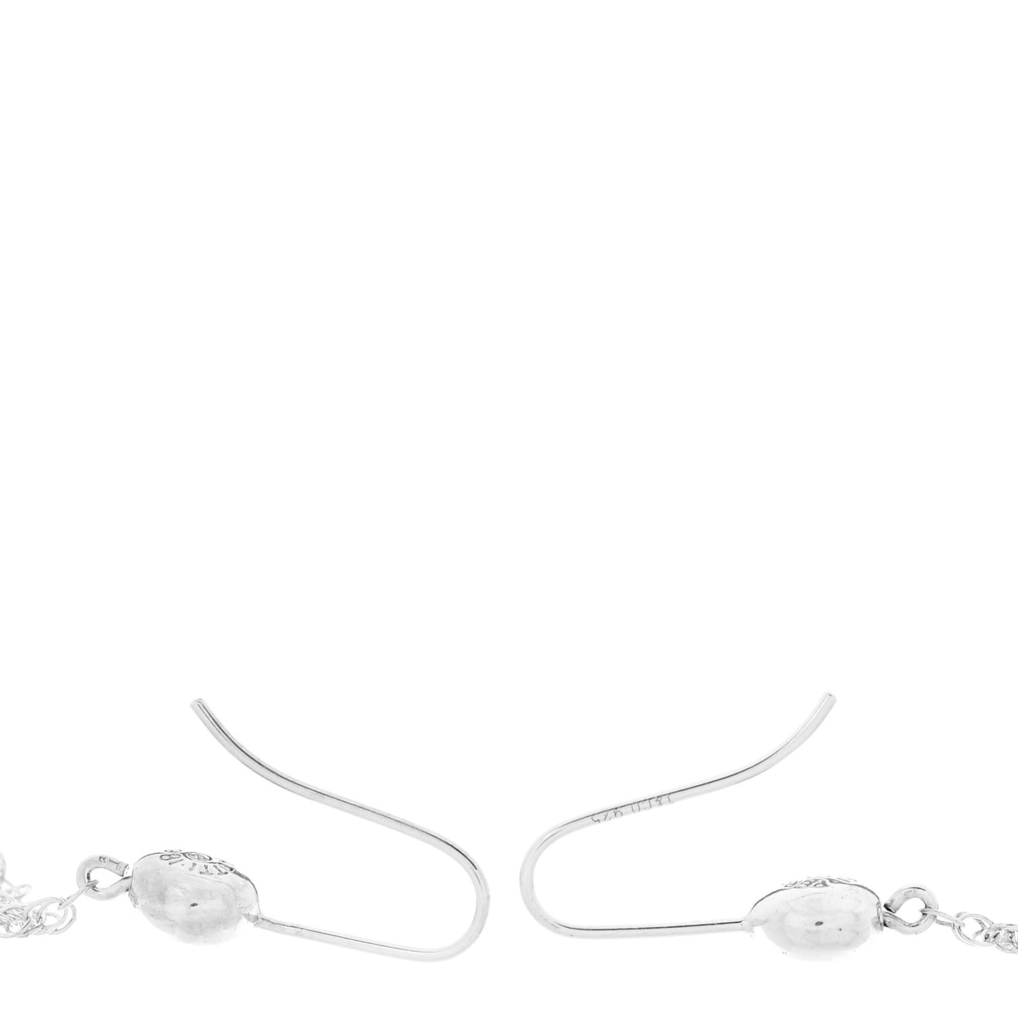 Sterling Silver Elsa Peretti Mesh Earrings