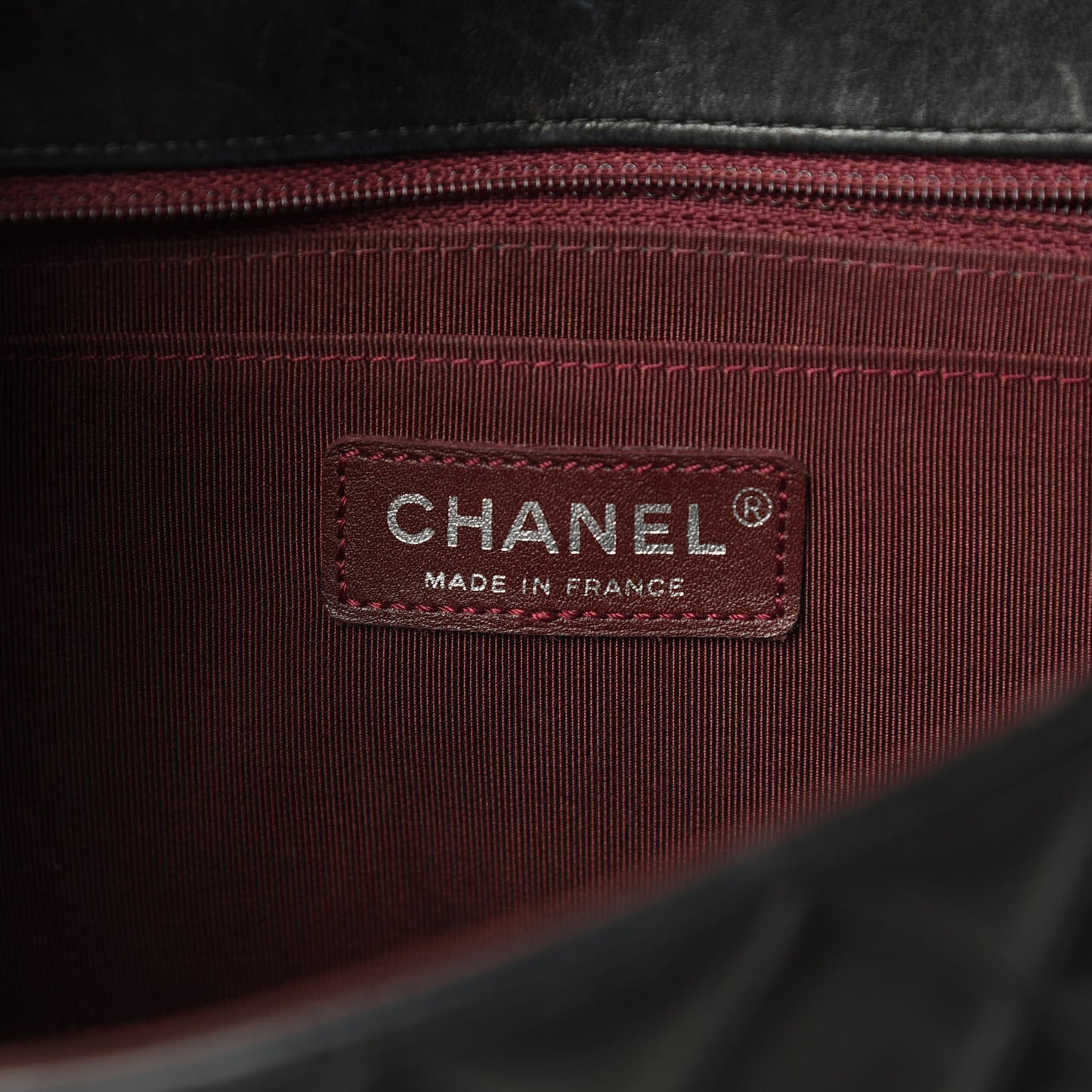 Lambskin Quilted Medium Single Flap Black