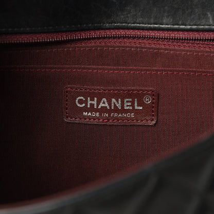 Chanel Lambskin Quilted Medium Single Flap Black 7 of 15