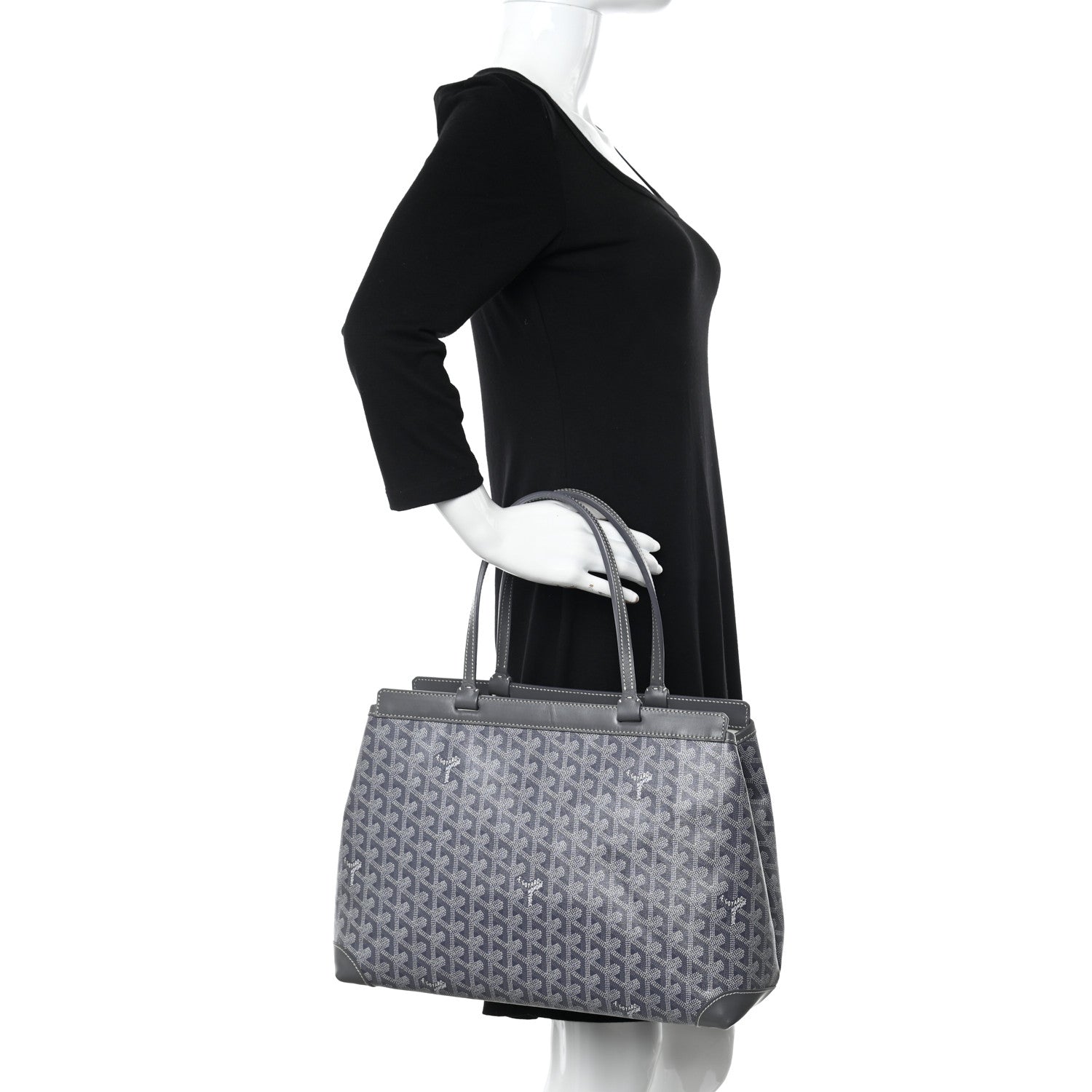 Goyard Goyardine Bellechasse PM Grey 2 of 13