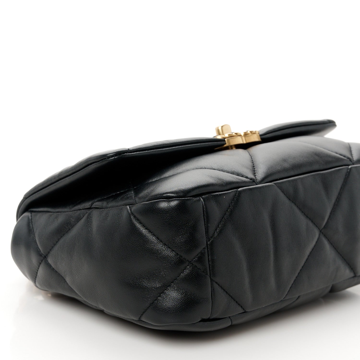 Chanel Lambskin Quilted Medium Chanel 19 Flap Black 9 of 10