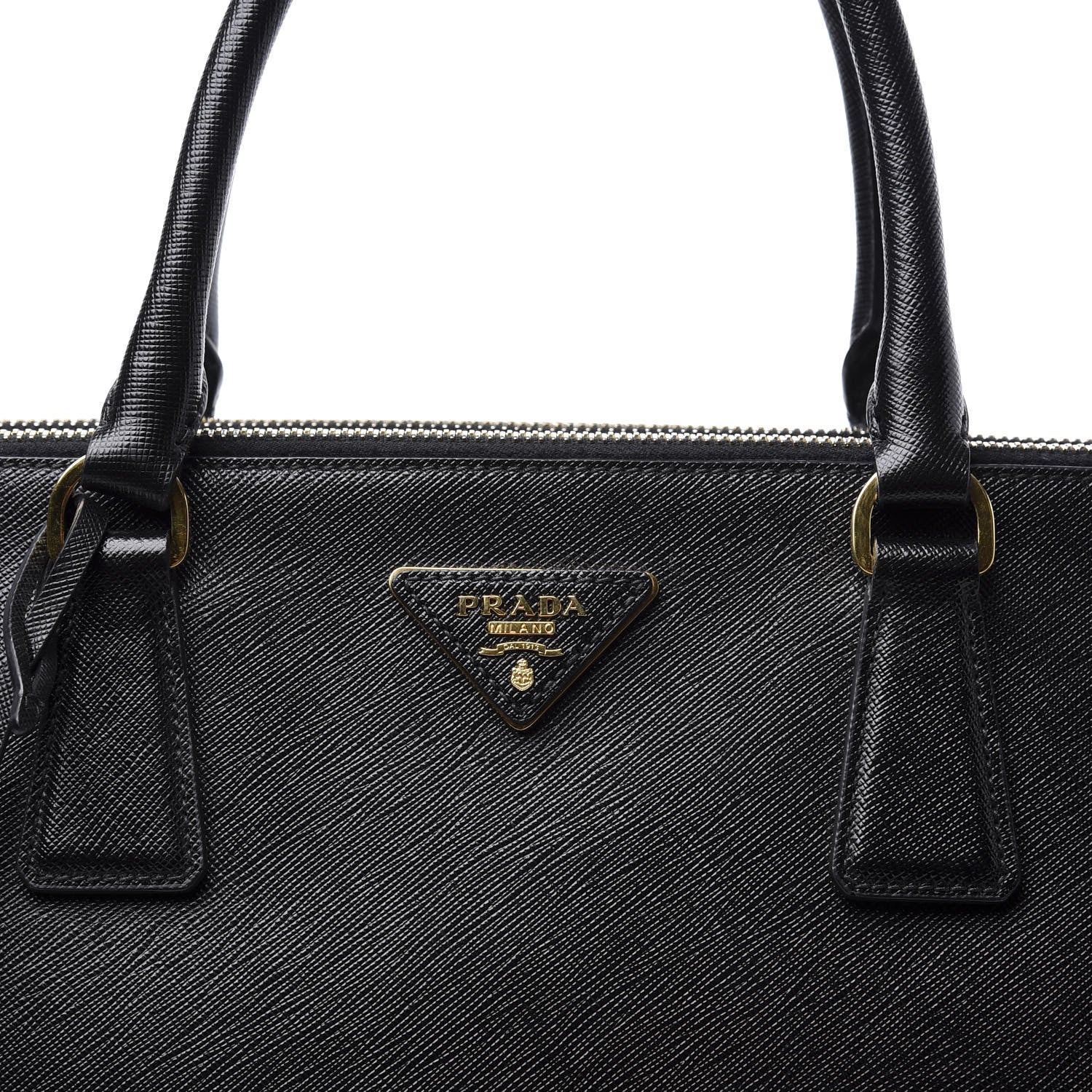 Prada Saffiano Large Galleria Double Zip Tote Black 16 of 16