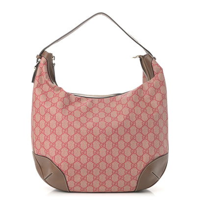 Gucci GG Supreme Monogram Margaux Calfskin Medium Nice Hobo Red Acero 1 of 10
