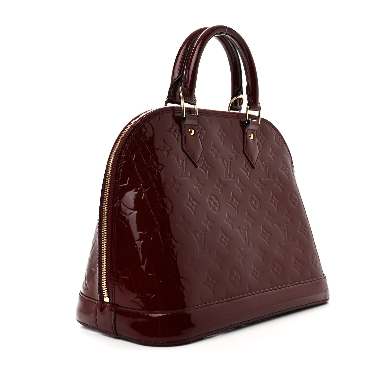 Louis Vuitton Vernis Alma PM Magenta 3 of 11