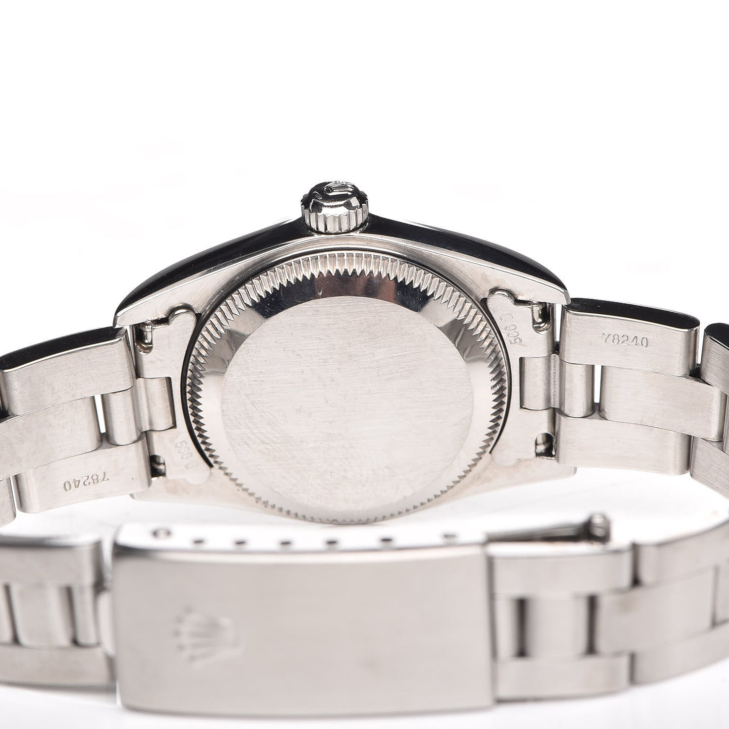 Stainless Steel 24mm Oyster Perpetual Watch Blue 76080
