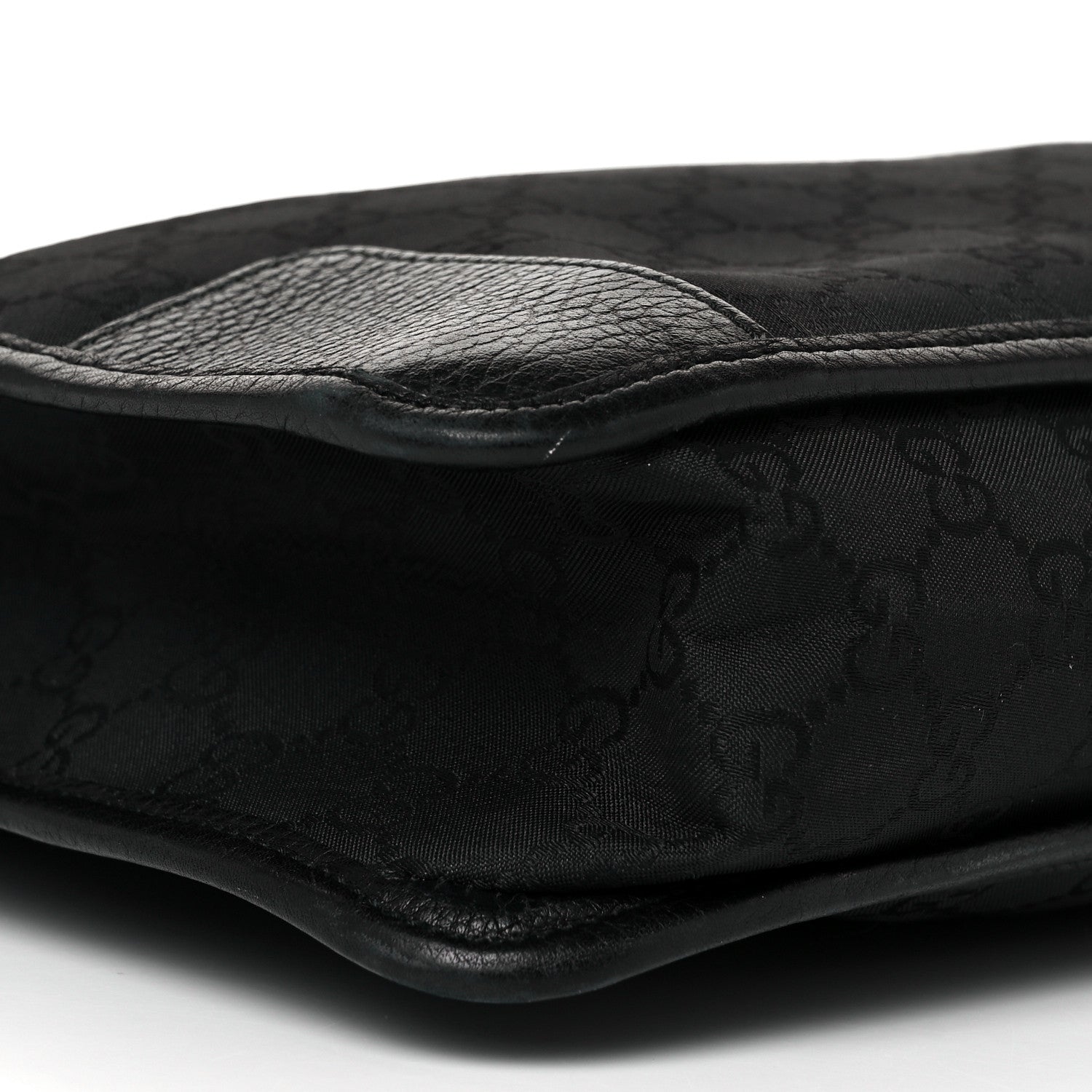 Gucci Nylon Monogram Shoulder Bag Black 13 of 18
