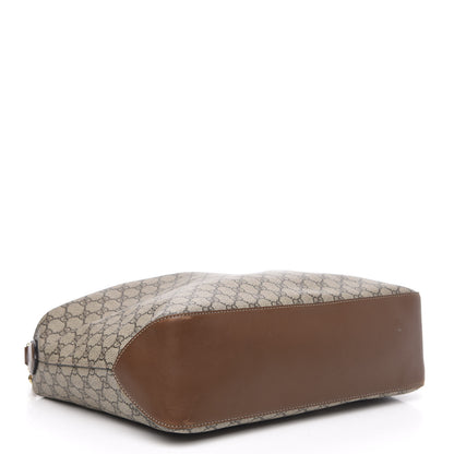 Gucci GG Supreme Monogram Large Linea A Hobo Light Brown 4 of 13