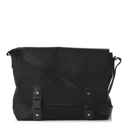 Louis Vuitton Damier Geant Loup Messenger Bag Black 1 of 10