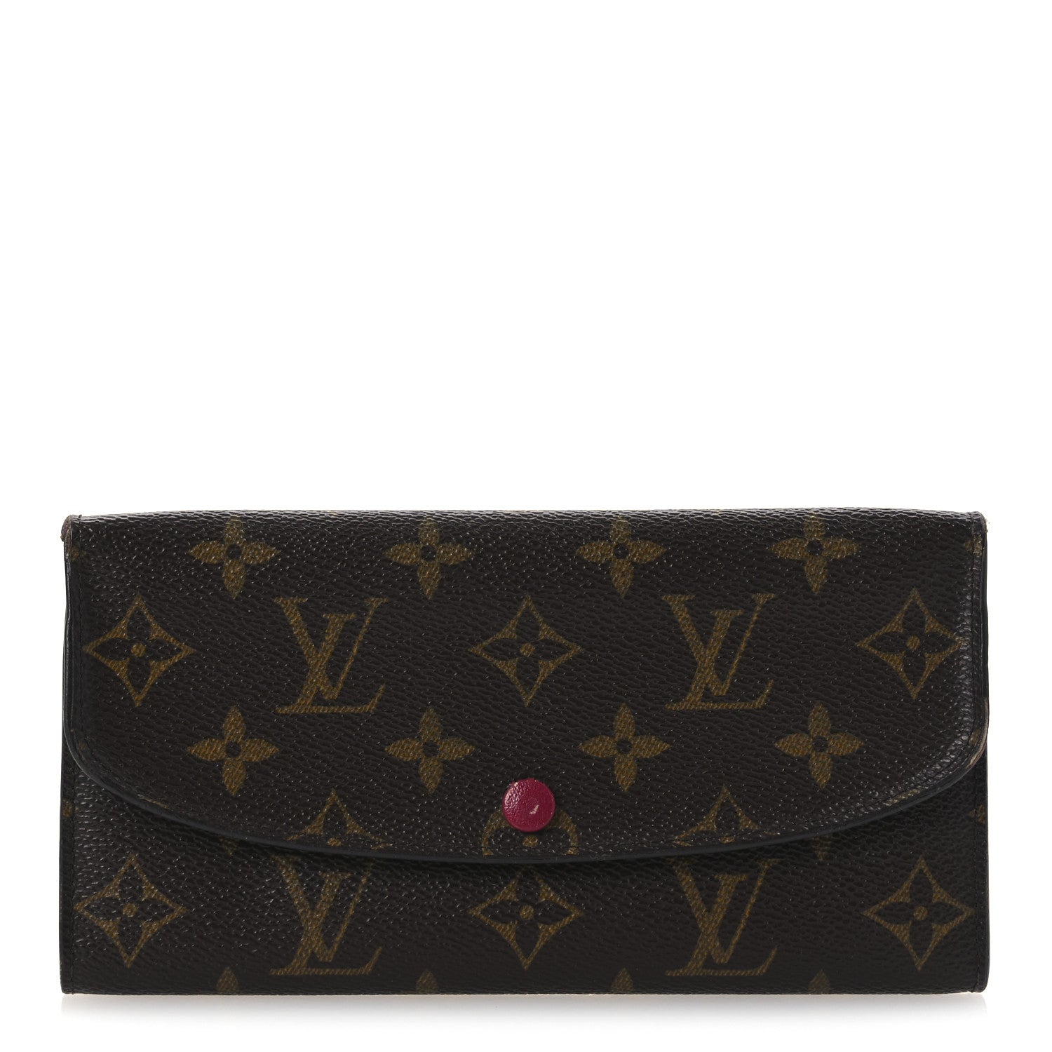 Louis Vuitton Monogram Emilie Wallet Fuchsia 1 of 11