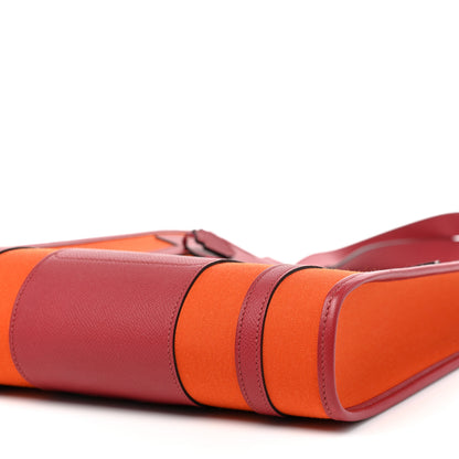 Hermes Canvas Calfskin Petit H Dream Catcher Tote 7 of 7