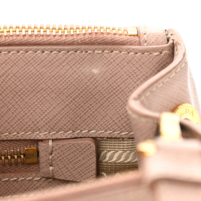 Prada Saffiano Small Galleria Double Zip Tote Cammeo 8 of 12
