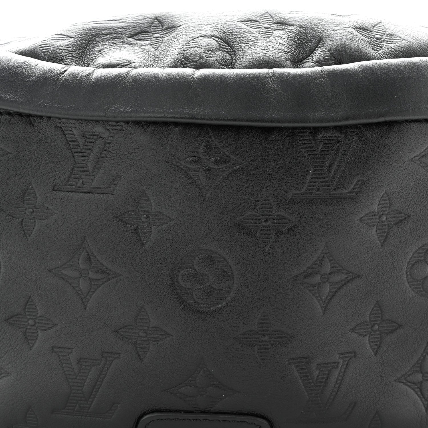 Louis Vuitton Calfskin Monogram Shadow Discovery Bumbag Black 7 of 9