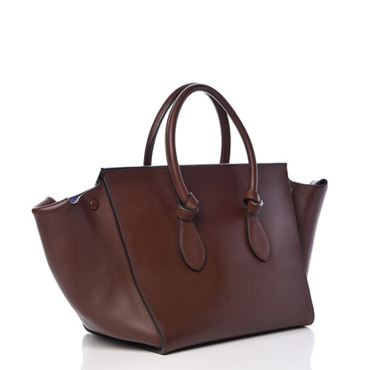 Celine Natural Calfskin Small Tie Knot Tote Acajou 3 of 19