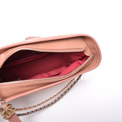 Chanel Aged Calfskin Quilted Medium Gabrielle Hobo Pink 5 of 8