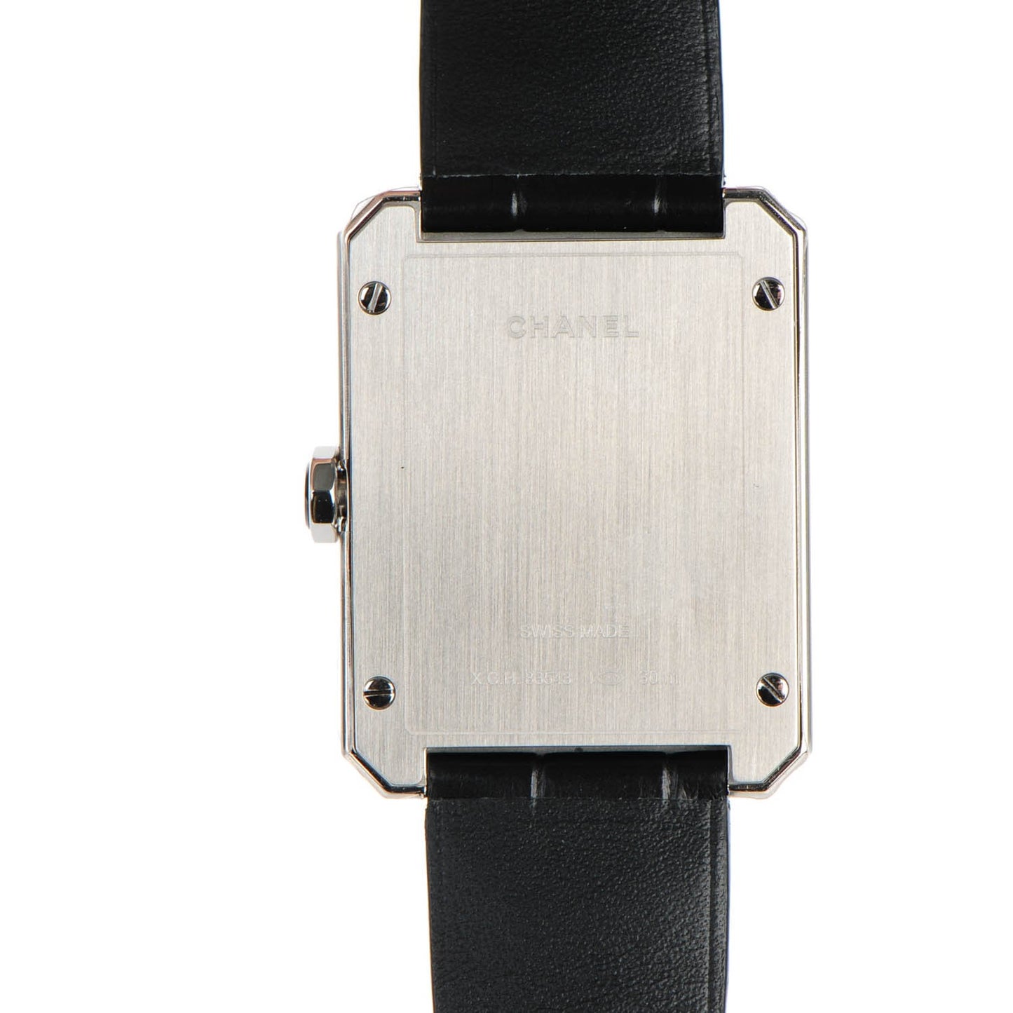 Stainless Steel Alligator 26mm Boy-Friend Quartz Watch Black