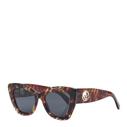 Fendi Acetate F is Fendi FF 51mm Cat Eye Sunglasses 0327/S Tortoise Camouflage 1 of 7