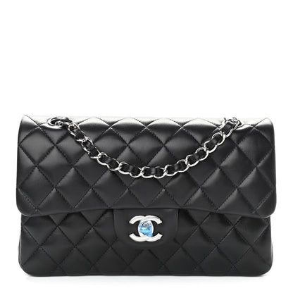 Chanel Lambskin Quilted Small Double Flap Black 1 of 14