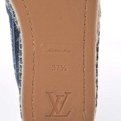Louis Vuitton Denim Croisiere Espadrille 37.5 Marine 9 of 14