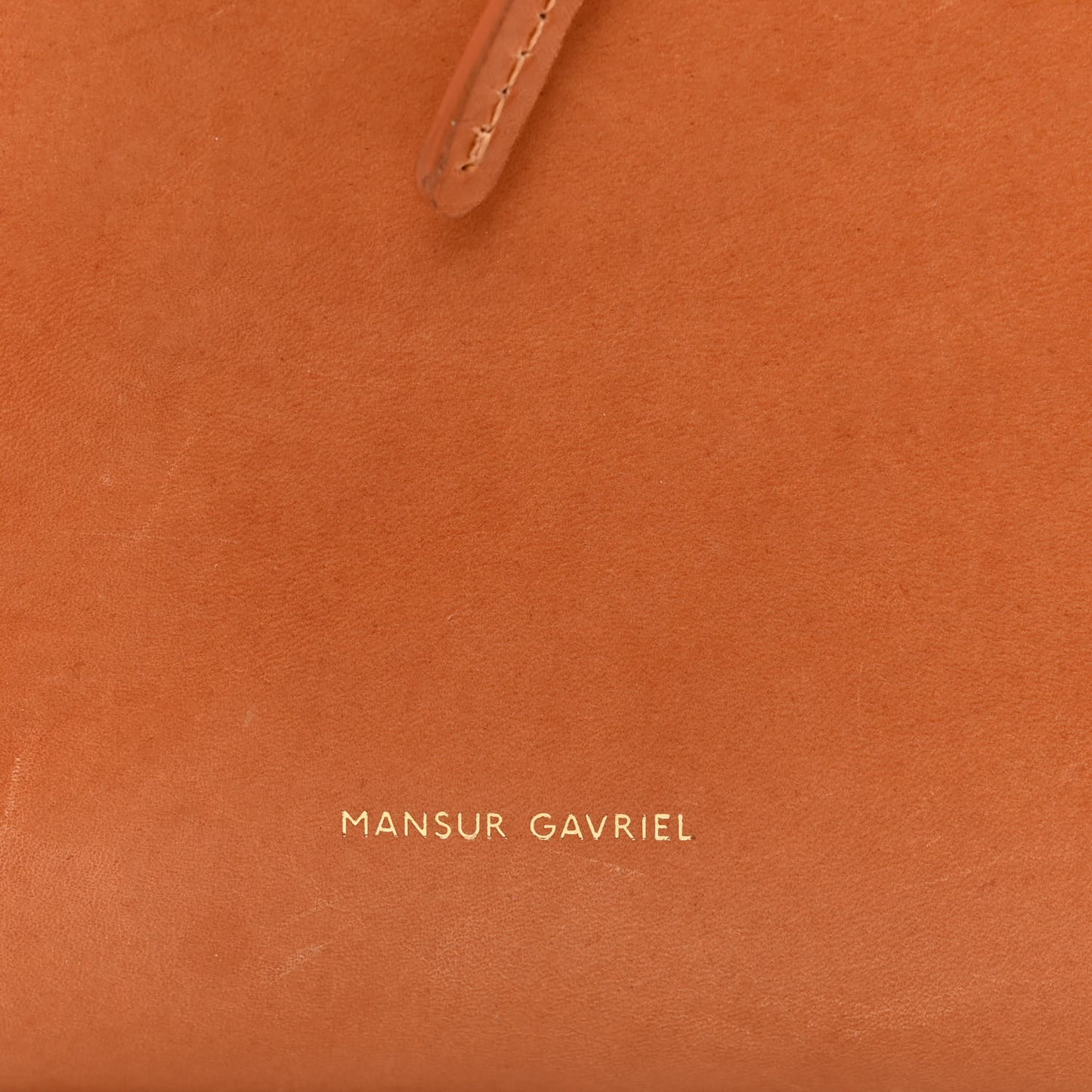 Vegetable Tanned Calfskin Mini Bucket Bag Cammello Rosa
